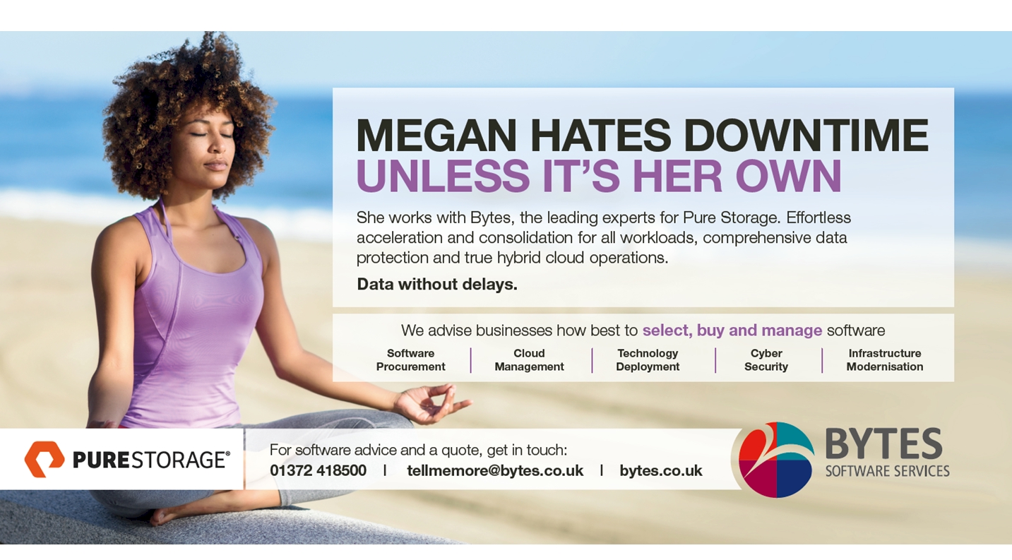 B2B storytelling example from London Underground with Bytes and Pure Storage